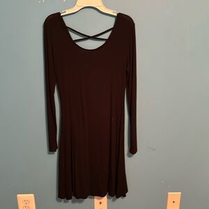 Black long sleeve dress